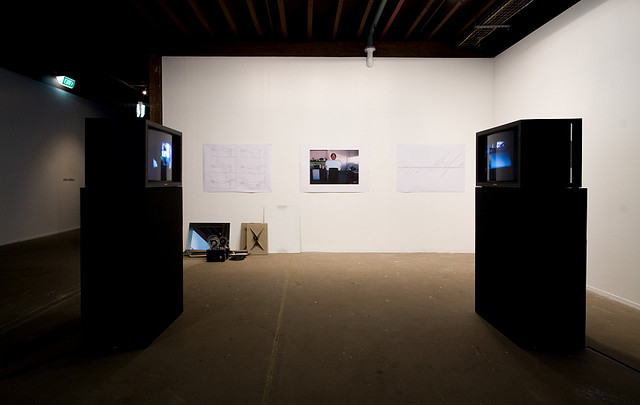 Teaching and Learning Cinema, (Wo)man with Mirror, installation at IMPRINT exhibition curated by Anneke Jaspers, Artspace, Sydney, 2009 (photo: Silversalt)